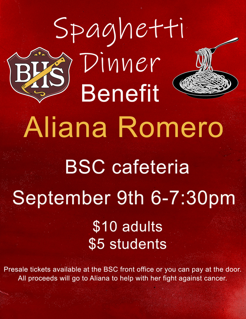 Spaghetti Benefit Dinner