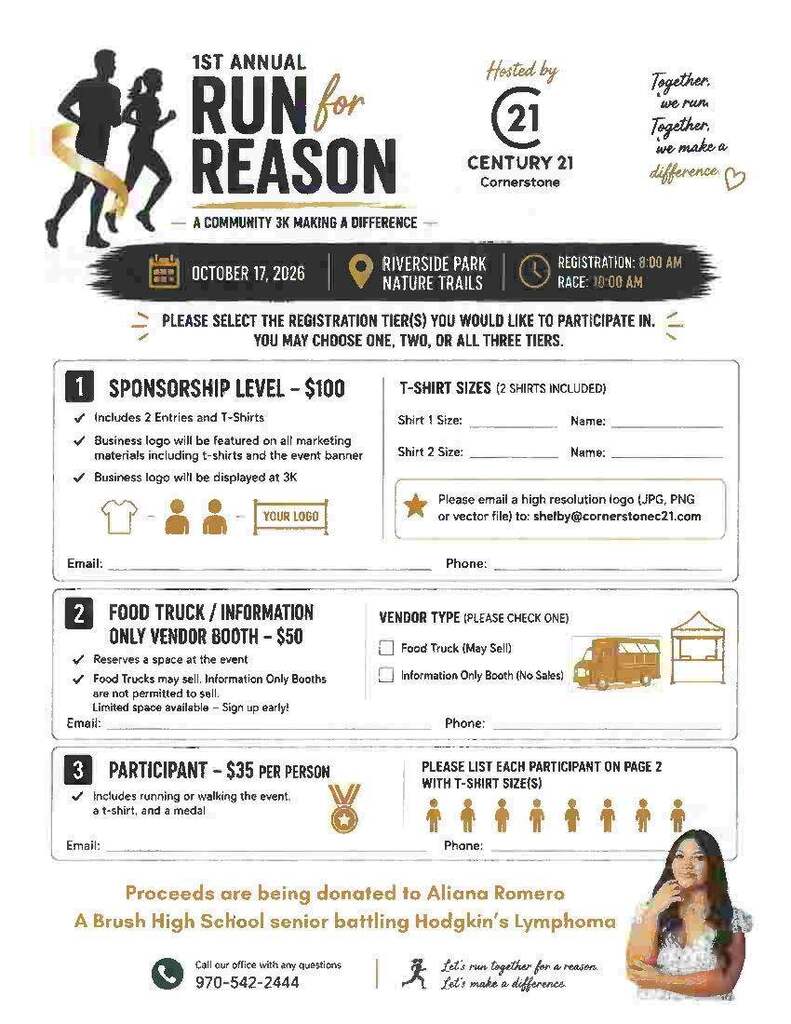 Run for Reason Flyer