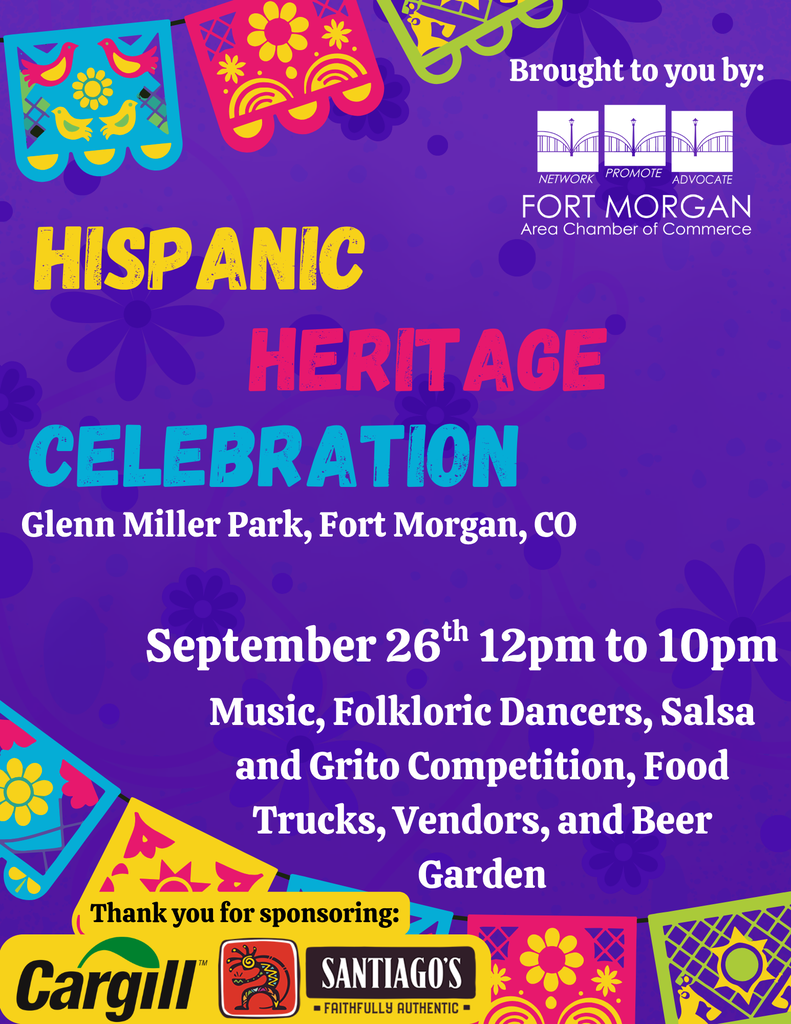 Hispanic Heritage Celebration - Saturday September 26th