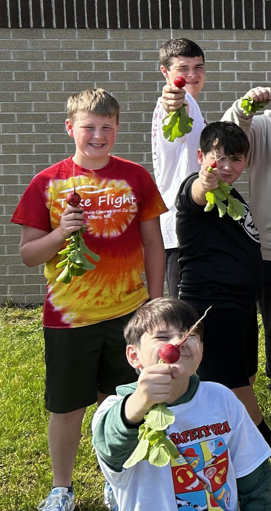 Boys with radish