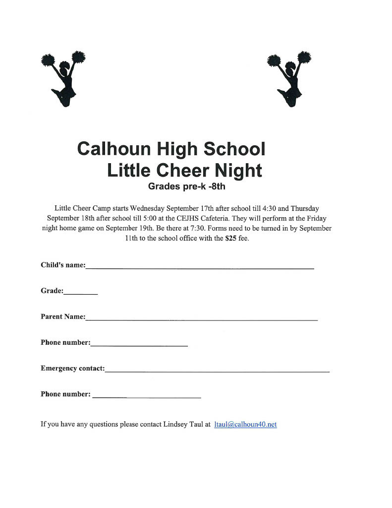 Little CHeer Night