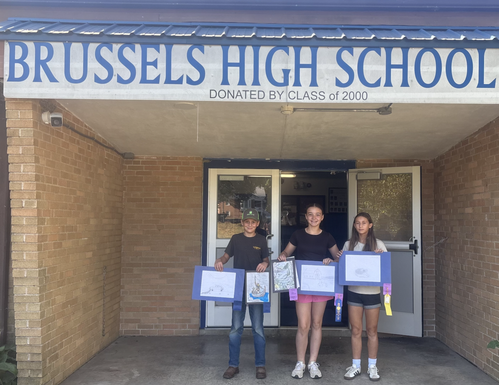 Calhoun County Fair Education  - Brussels Jr. High Students