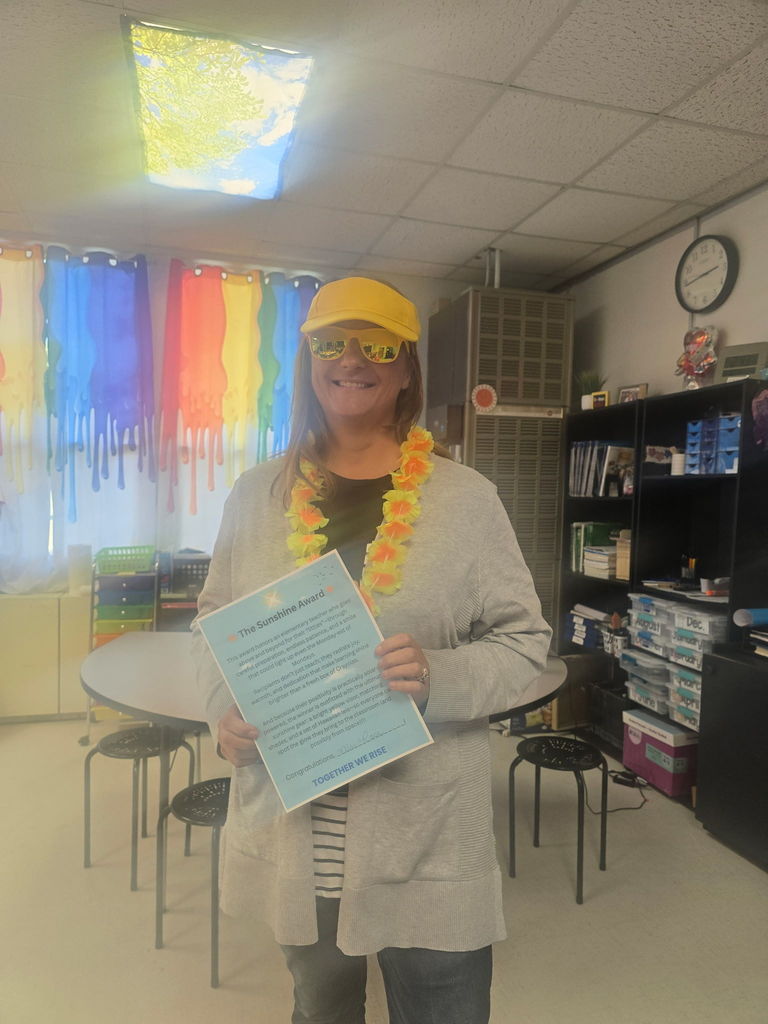 Sunshine Award - Mrs. Rose