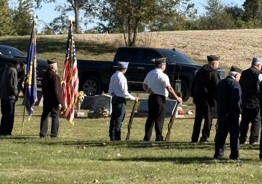 American Legion and Jed Struse - Honoring our veterans. 