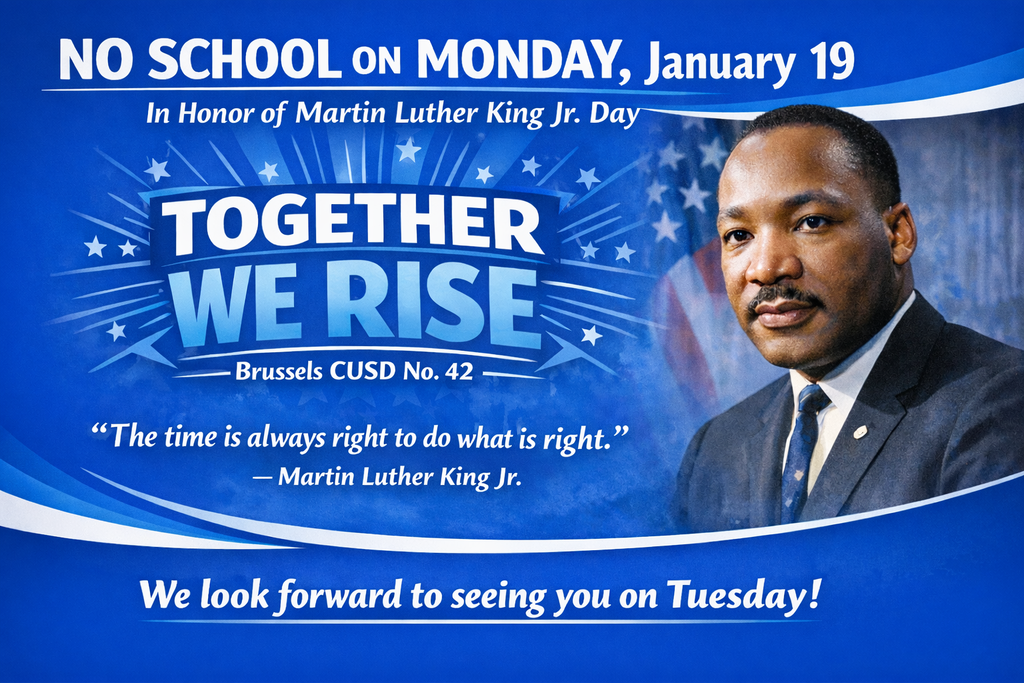 No School on Monday - Martin Luther King Jr. Day 