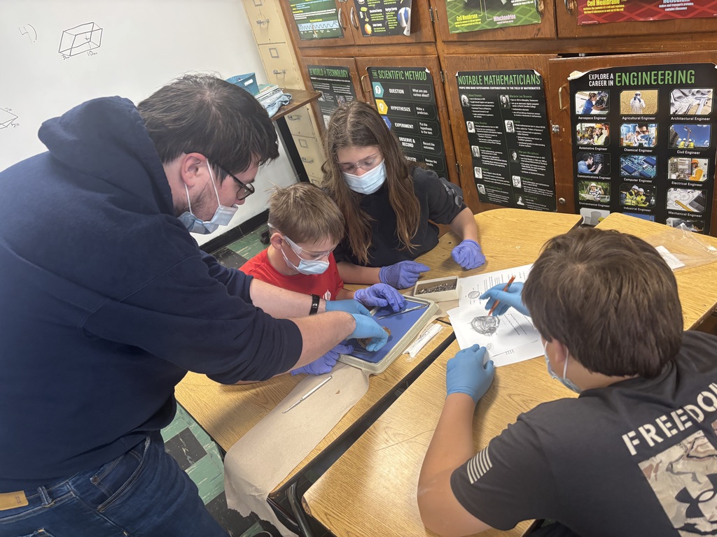 Students - Junior High Science Class