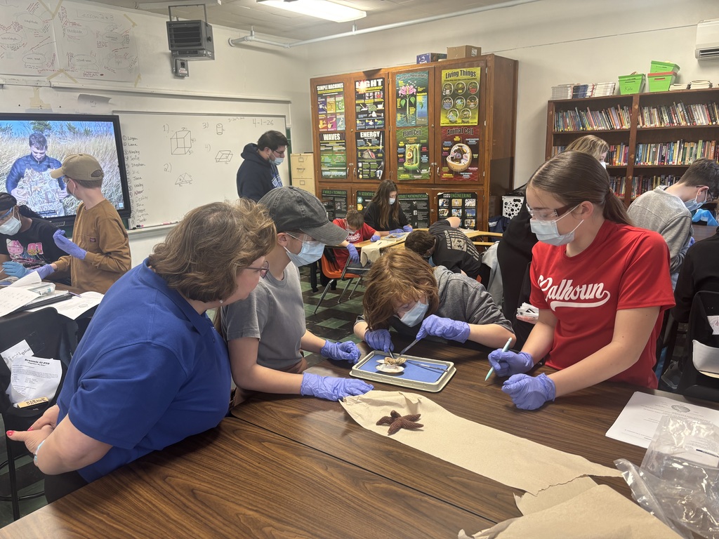 Students - Junior High Science Class