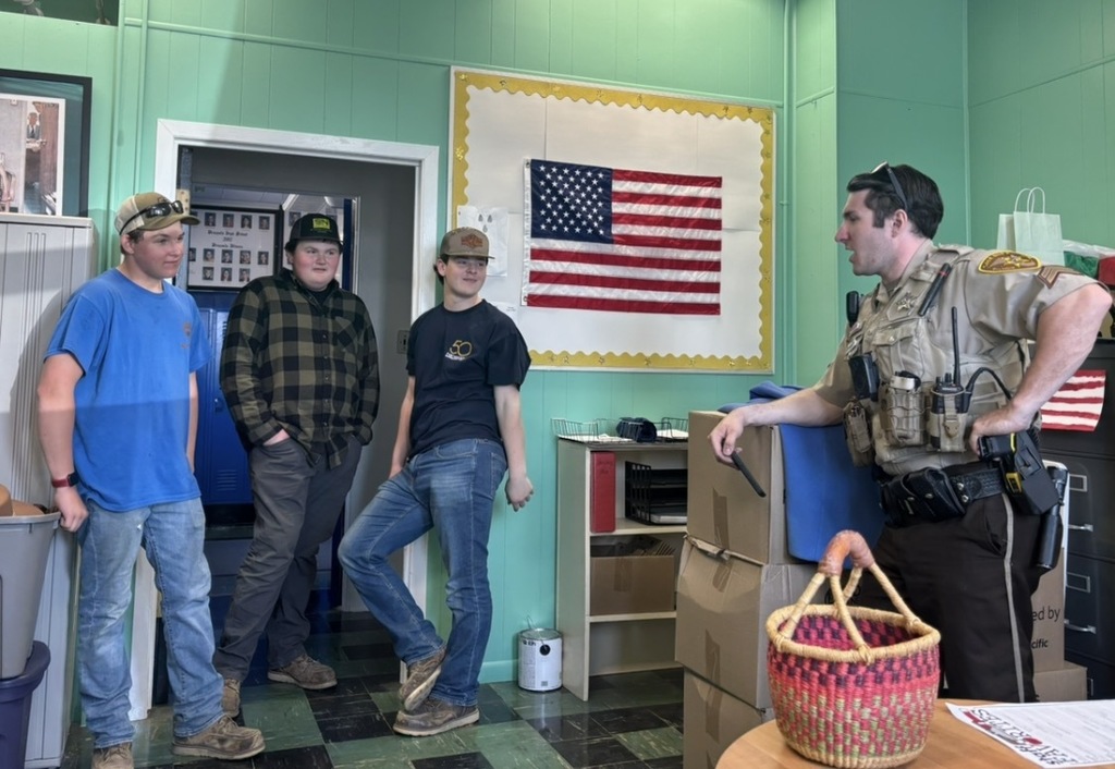 Deputy McCall and Brussels students