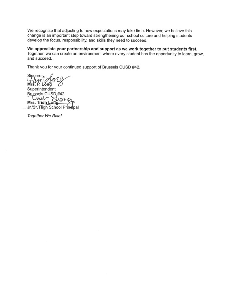 Cell Phone Policy Page 2