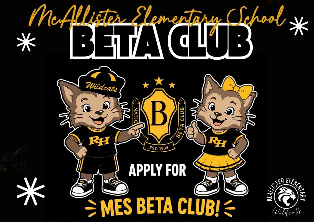 BETA Club Application Open for 4th & 5th Grade Students
