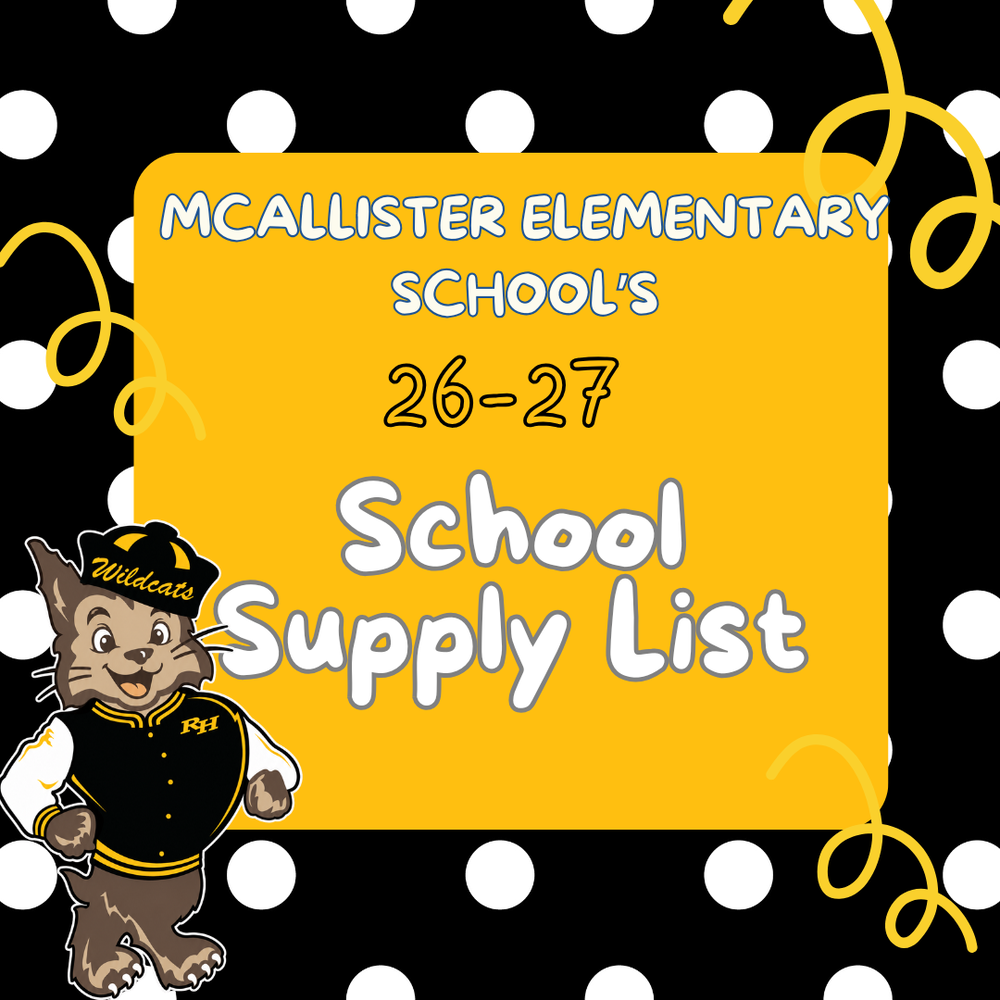 School Supply List