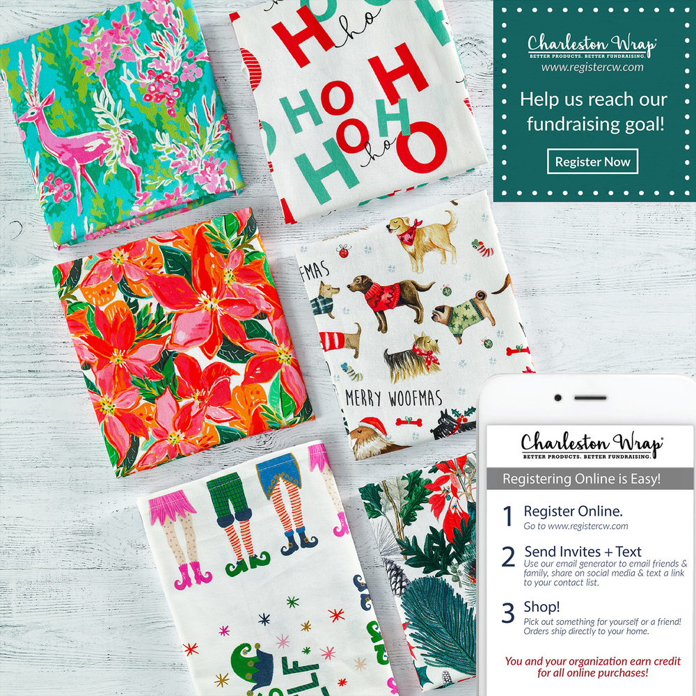 Charleston Wrap Fundraiser Deadline