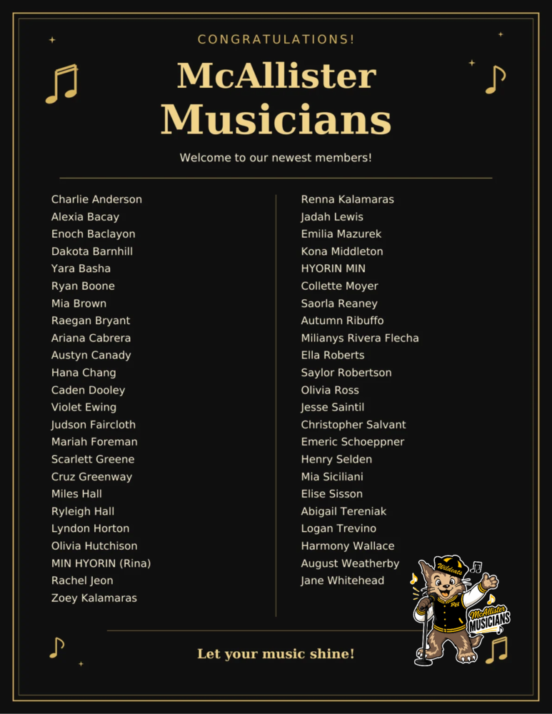 McAllister Musicians