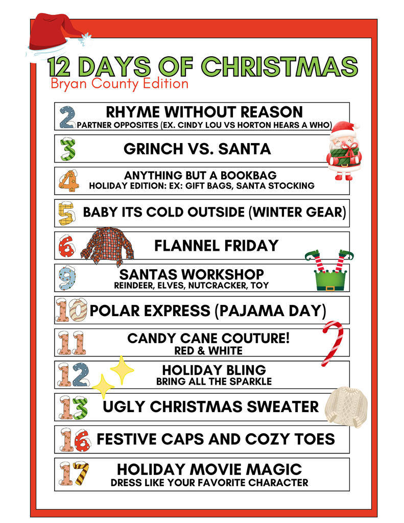 12 days of Christmas