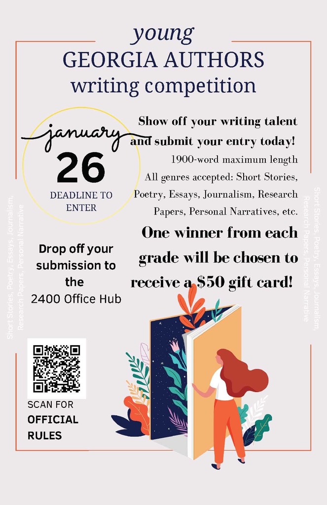 Young Georgia Authors Announcement