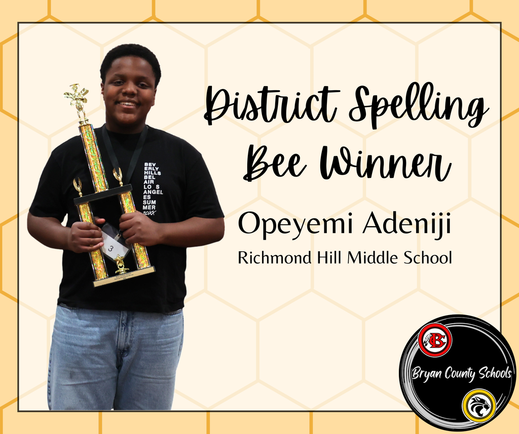 2026 District Level Spelling Bee Winner