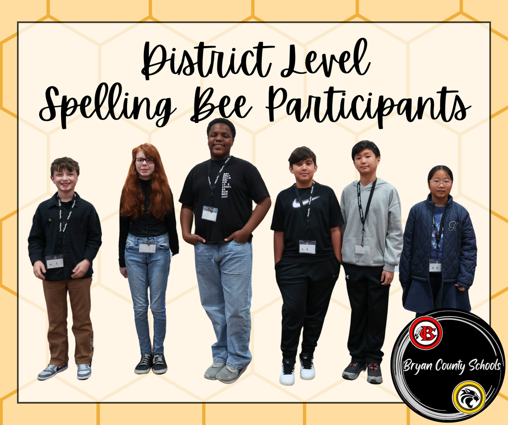 2026 District Level Spelling Bee Participants