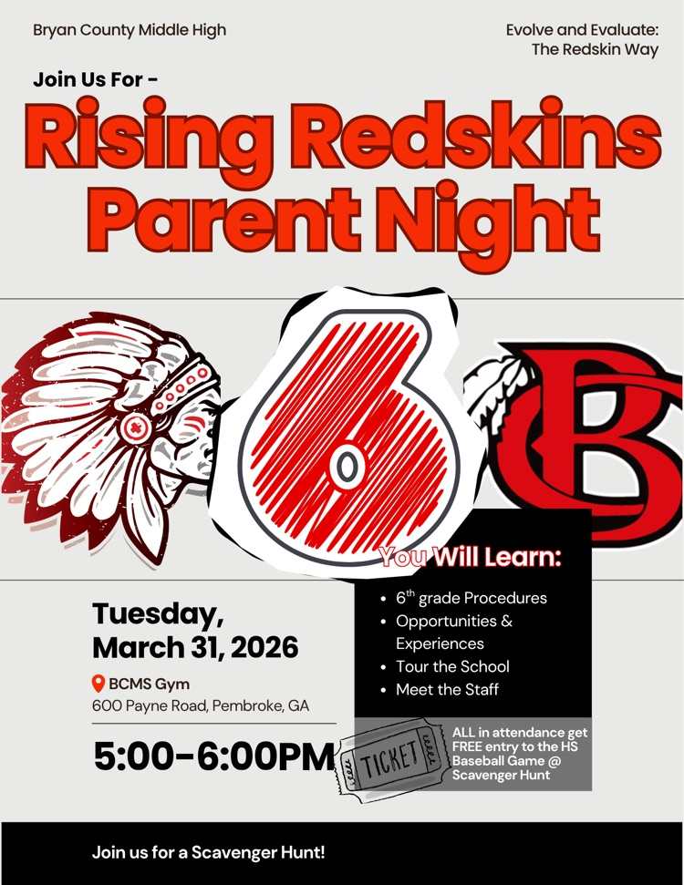 Rising Redskin Parent Night