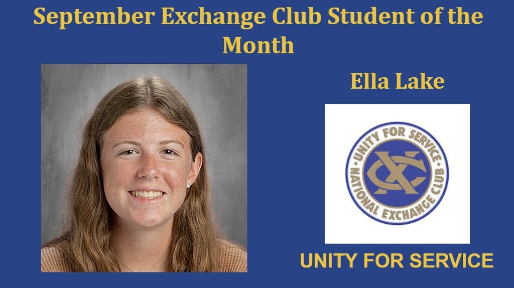 Exchange Club Students of the Month