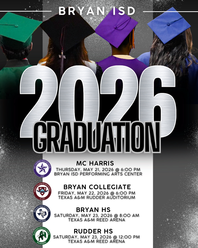 2026 Bryan ISD Graduations