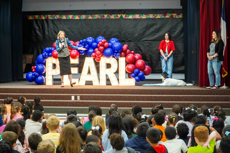 Superintendent Ginger Carrabine with Pearl