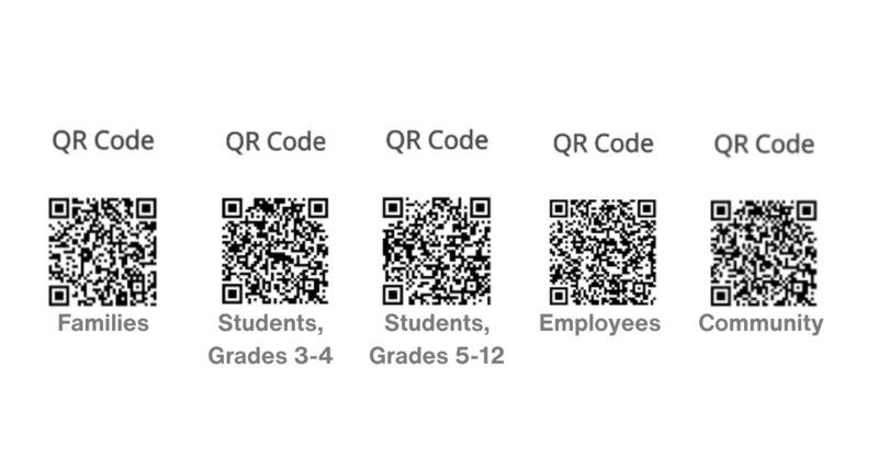 Fall Survey QR Codes