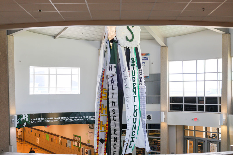 Mega Mums Hanging From Ceiling