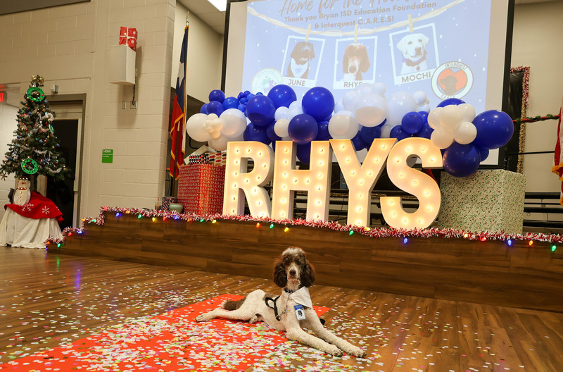 Rhys is welcomed to Ross Elementary School.