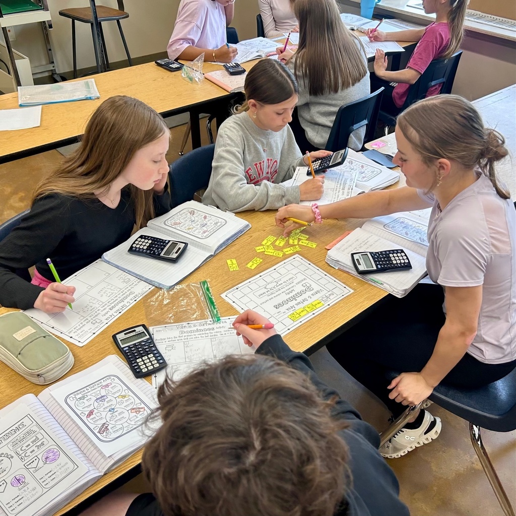 Volume and Surface Area Dominos in Math Class