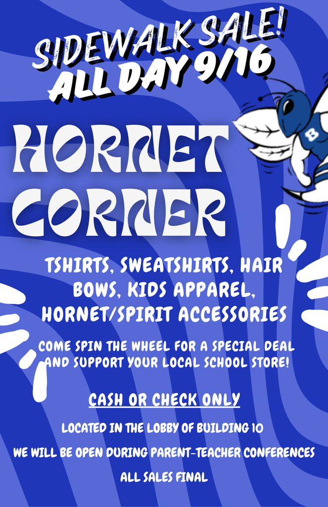 Hornet corner sidewalk sale 9/16