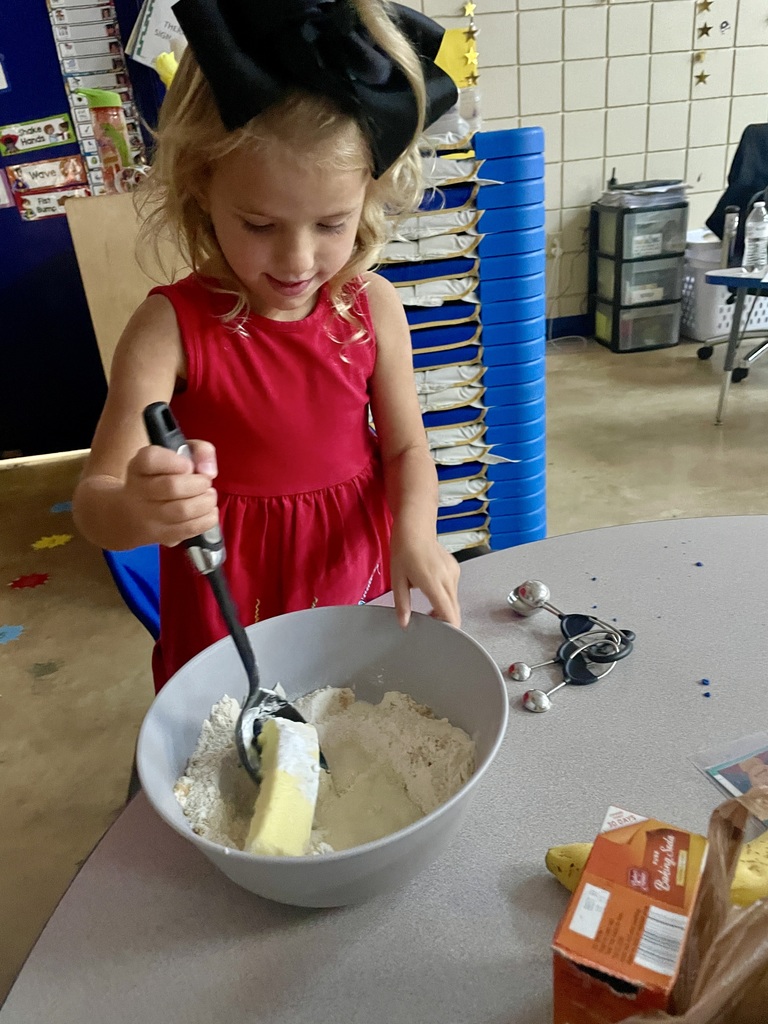 Making banana bread