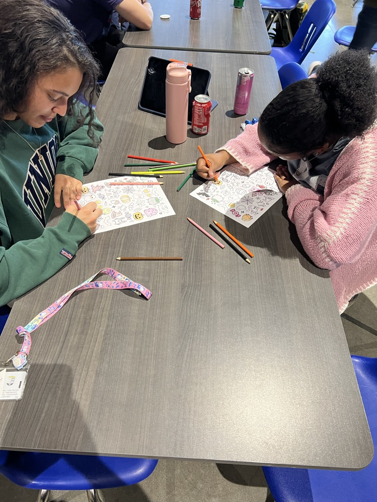 Students at the incentive party