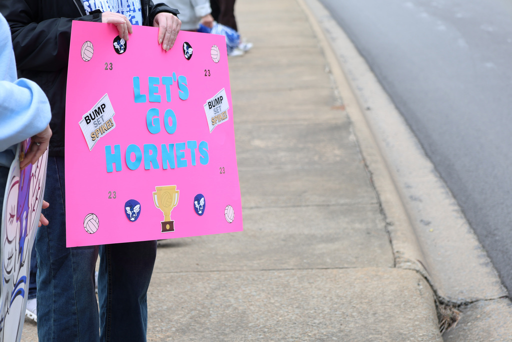 Lets go hornets sign