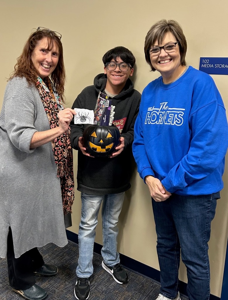 "Get Caught in the Web of a Good Book" winner, Antwan Martinez!