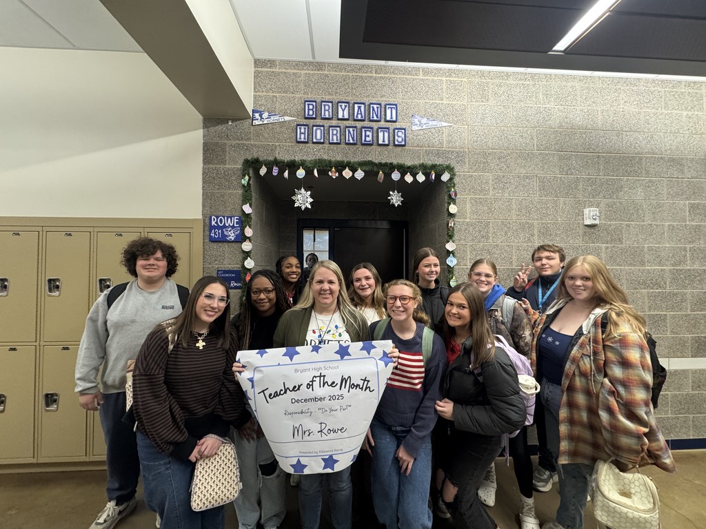 Mrs. Rowe and students