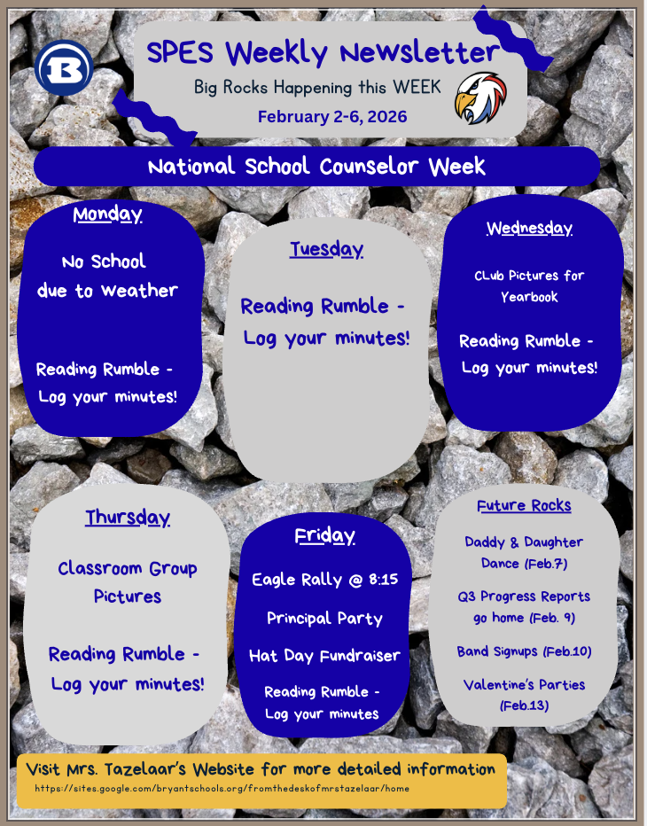 Big Rocks for Feb.2-6