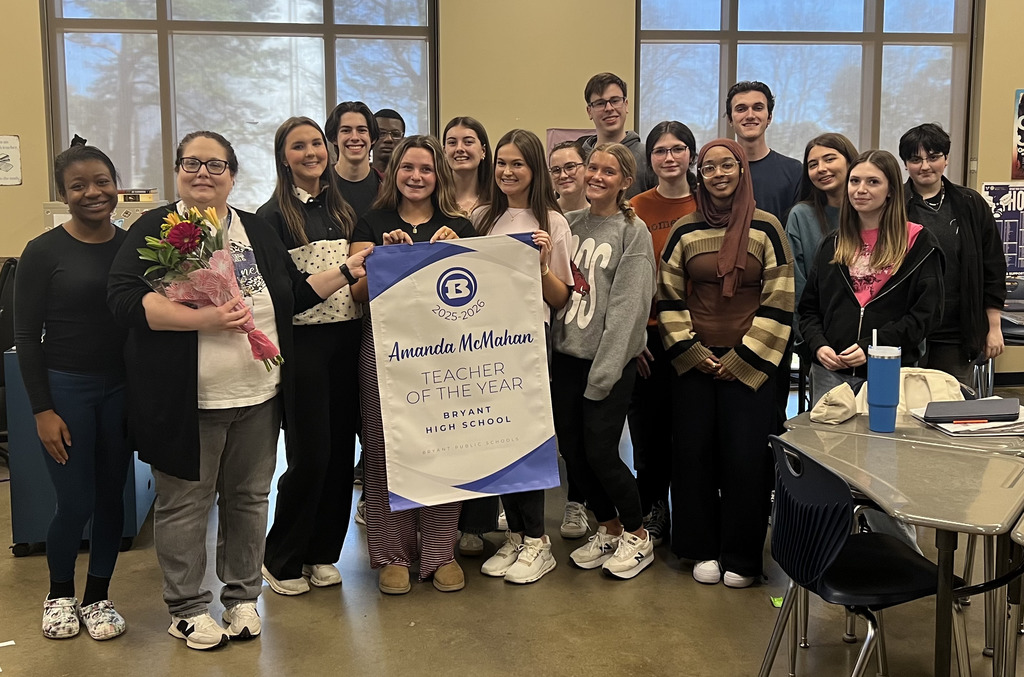 Mrs. McMahan with her class