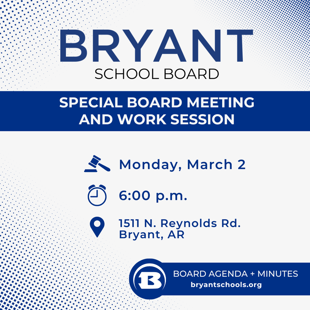 special board meeting and work session