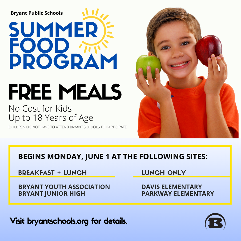 Summer Food Program starts June 1, 2026