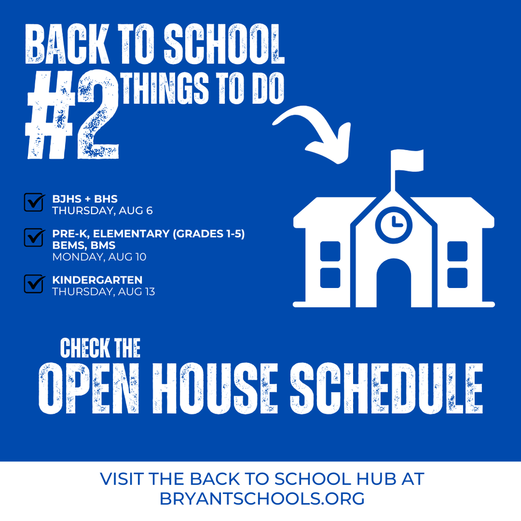 Check the Open House Schedule
