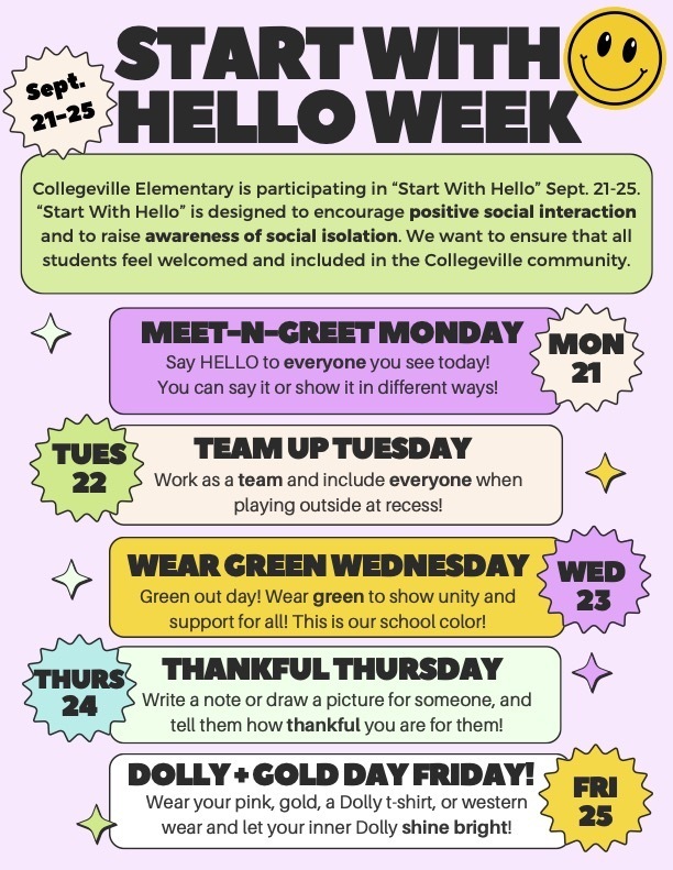 Start with Hello Week