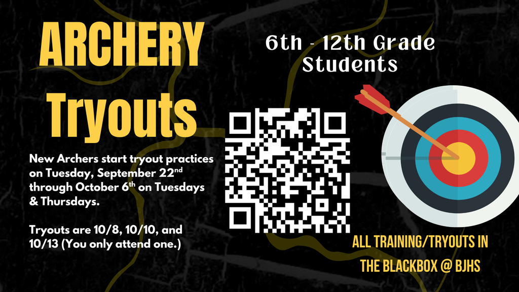 Archery Tryouts - 6-12 grade