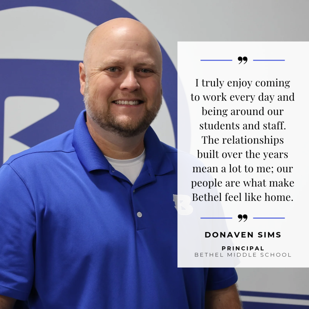 Donaven Sims, BEMS Principal