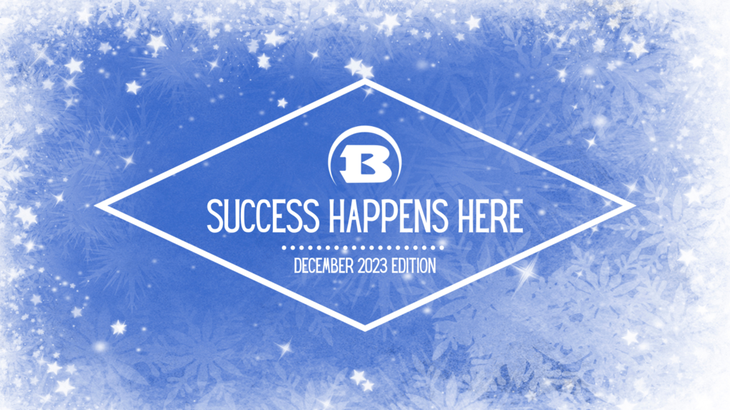 Success Happens Here December 2023