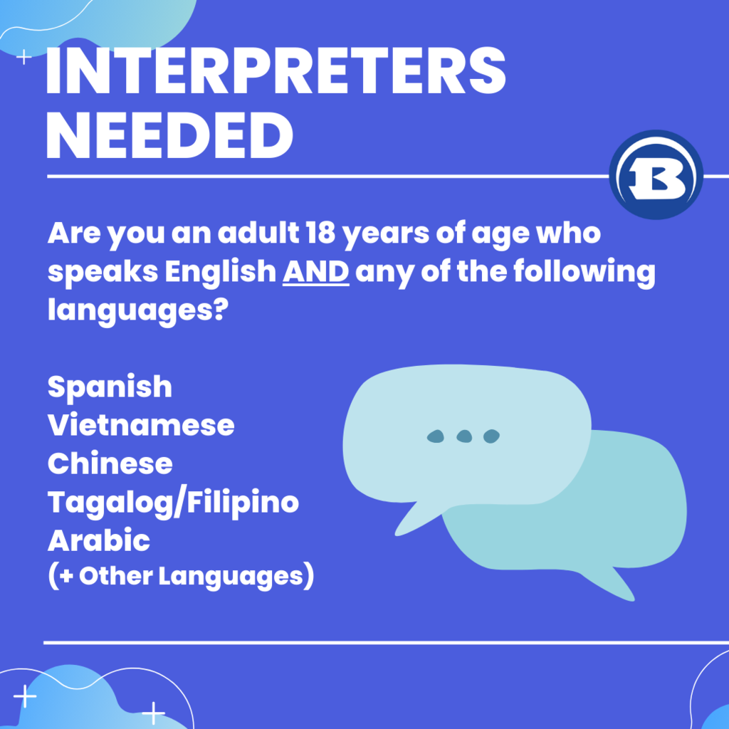 Interpreters Needed