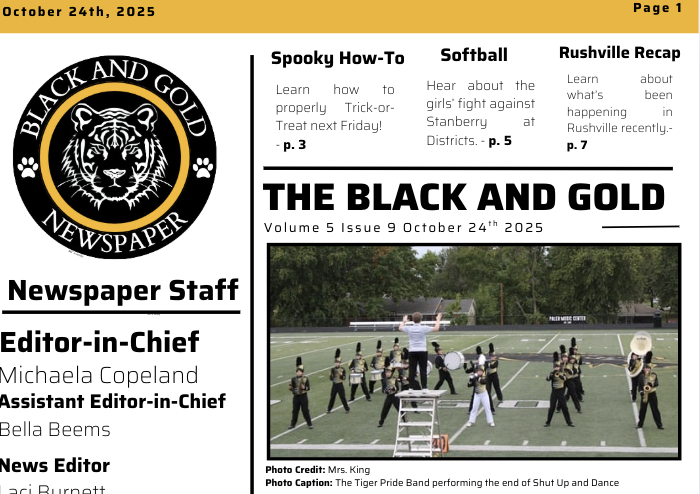 The Black and Gold: October 24, 2025