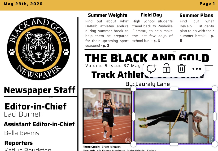 The Black and Gold: May 28, 2026