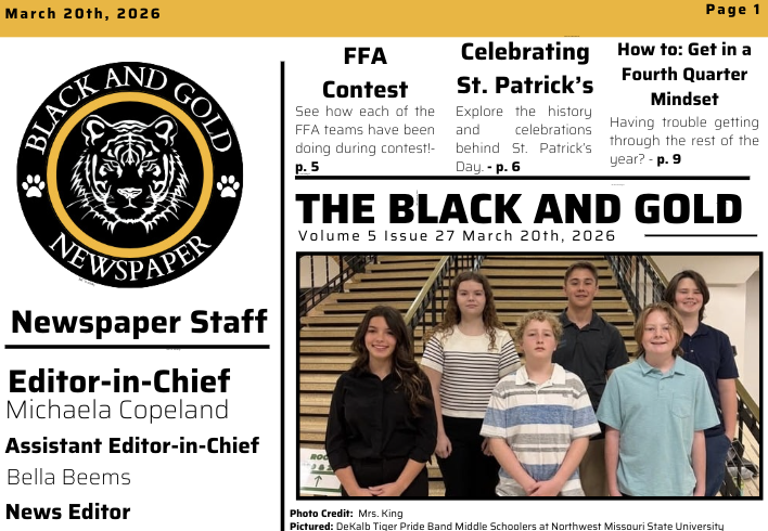 The Black and Gold: March 20, 2026