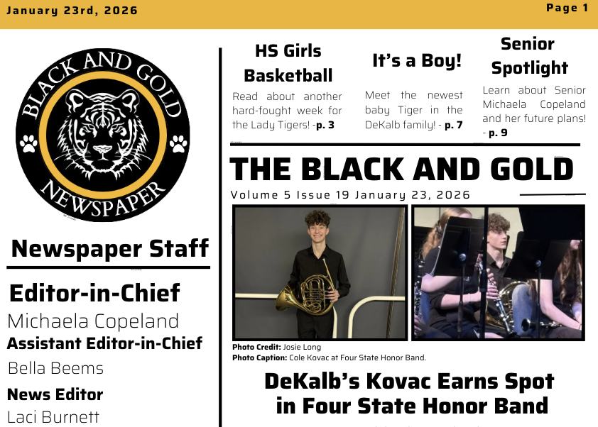 The Black and Gold: January 23, 2026
