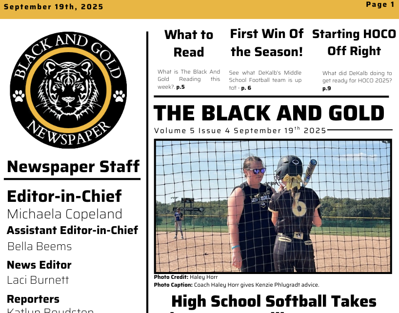 The Black and Gold: September 19, 2025